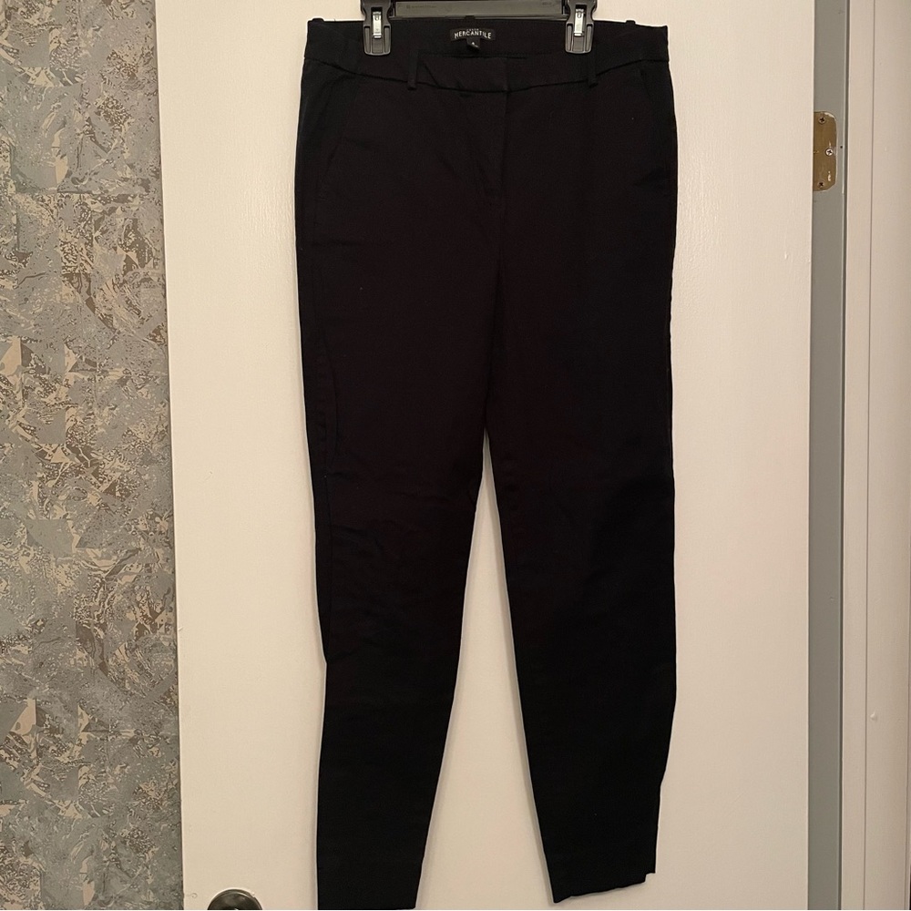 J. Crew Black Mercantile Pants